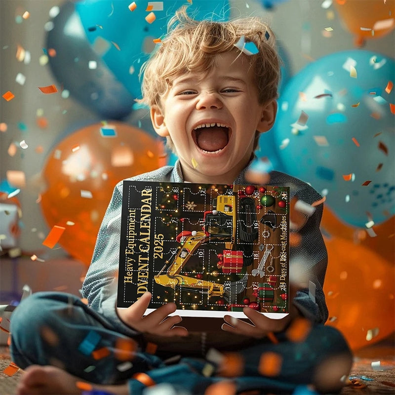 Digmas - Adventskalender mit Baufahrzeug-Spielzeug