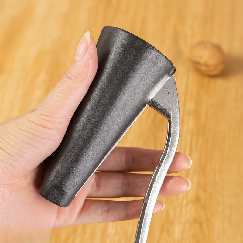 Nussknacker mit Hebelmechanismus für müheloses Öffnen harter Nussschalen | 1+1 GRATIS