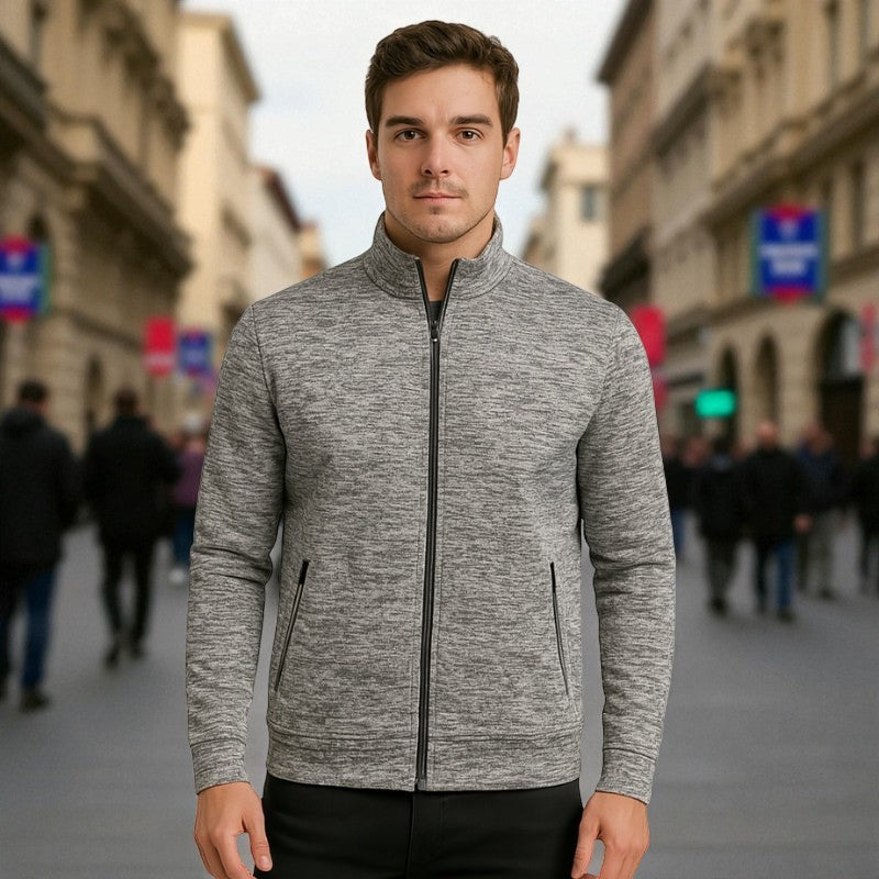 Callum - Langarmjacke mit Reißverschluss und Taschen