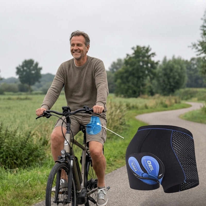 Flexvelo - Fahrradunterhose mit Gelpolster für Damen und Herren