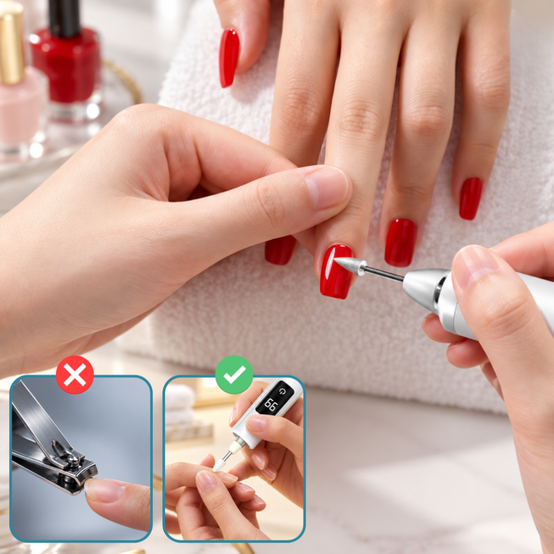 Nailvolt - Elektrische Nagelfeile mit digitaler Geschwindigkeitskontrolle