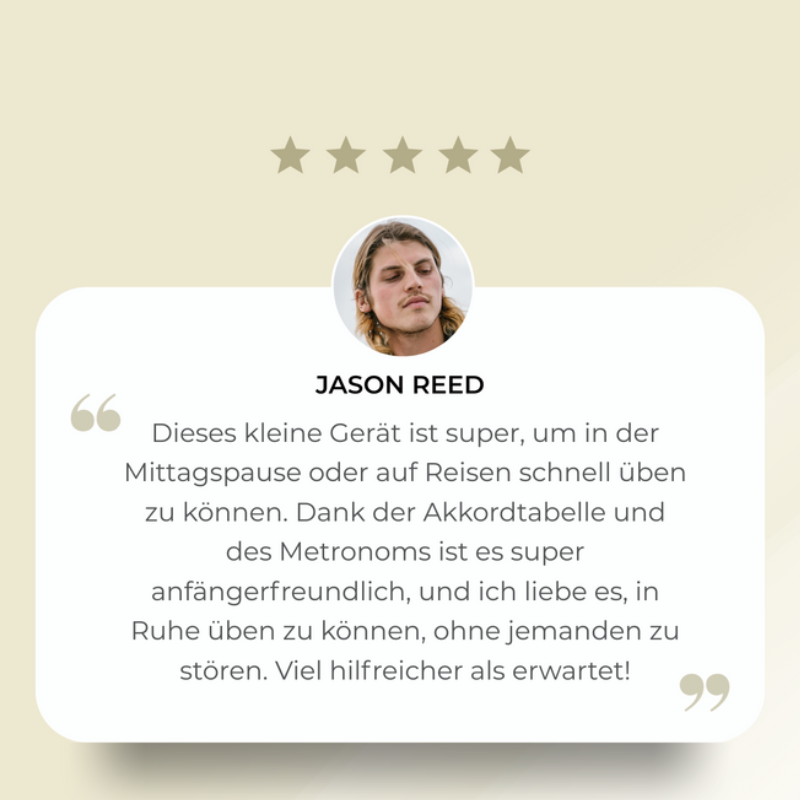 Gitarren Lerntrainer für Akkorde & Fingertraining