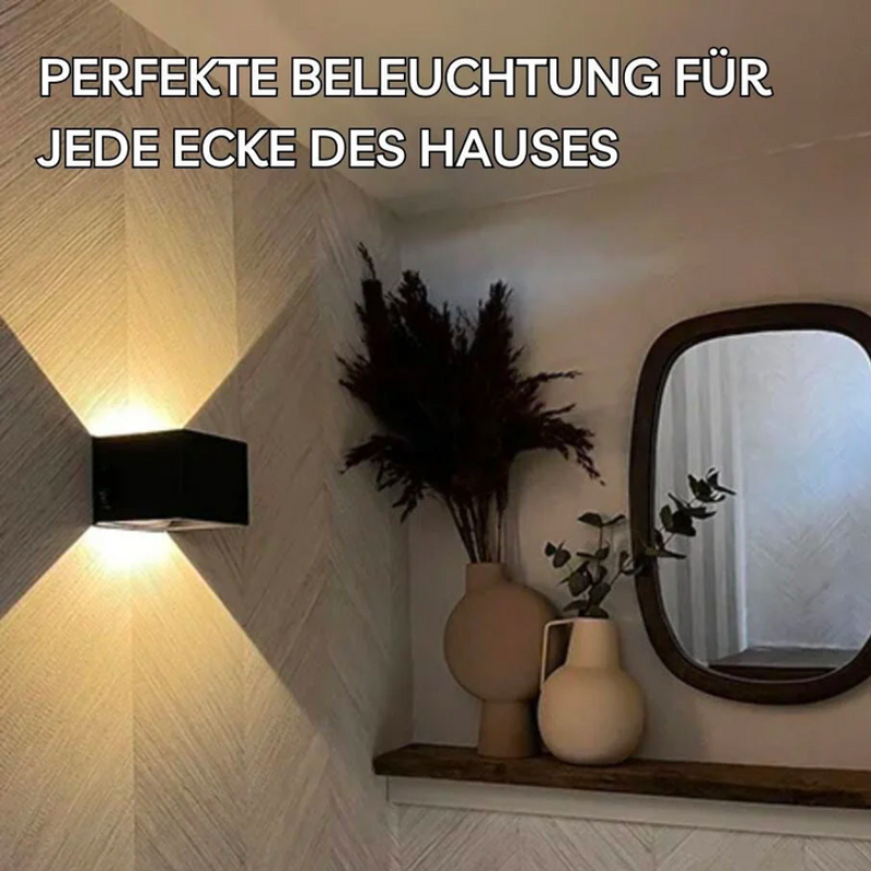 Kabellose LED Wandlampe mit Bewegungsmelder und warmem Licht