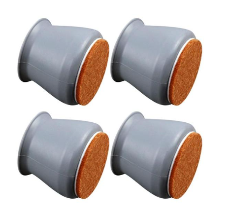 8+8 Gratis | Siliglide - Silikon-Möbelbeinschoner mit Filzpolster