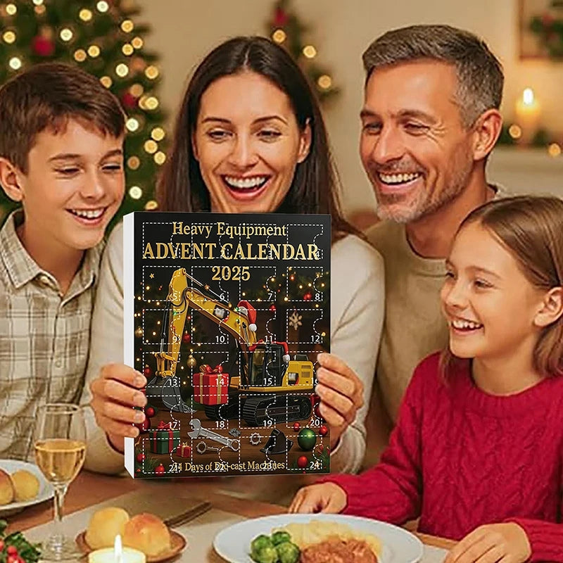 Digmas - Adventskalender mit Baufahrzeug-Spielzeug