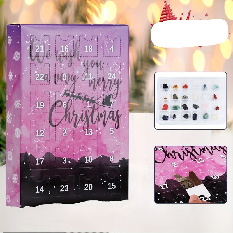 Adventgems - Adventskalender mit Natürlichen Steinen für Weihnachten