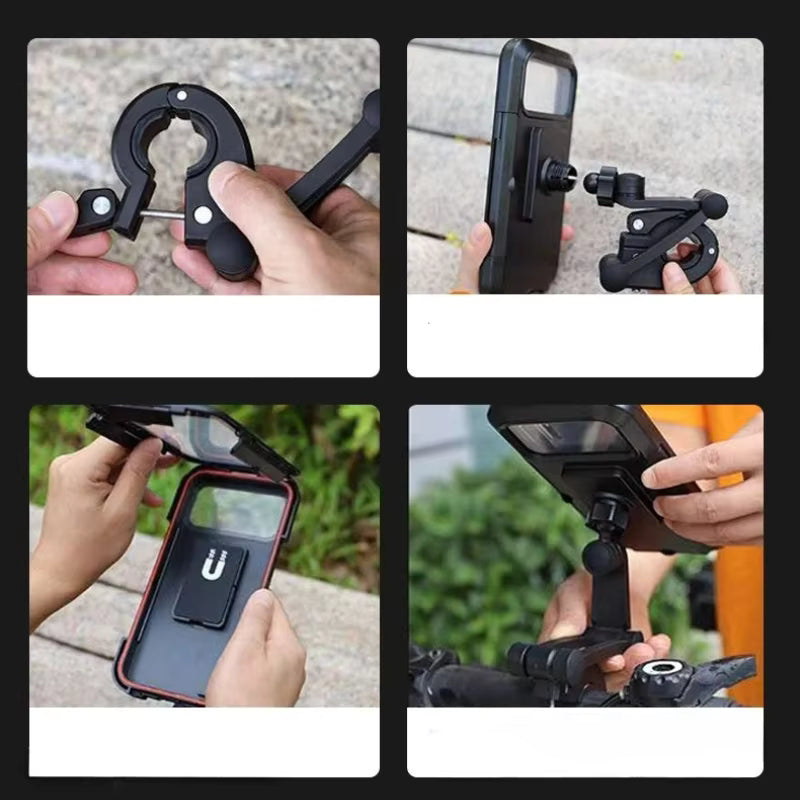 Fahrrad Handyhalter wasserdicht mit 360° Drehung