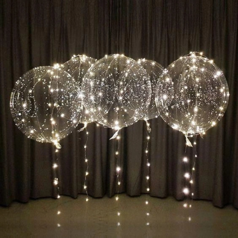5+5 Gratis | Glow - Wiederverwendbare LED-Ballons für Feiern und Dekoration