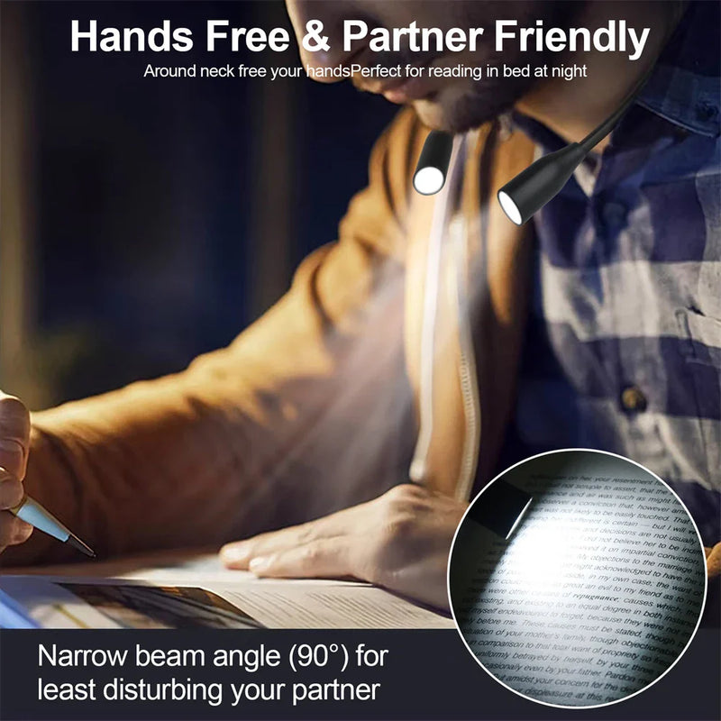 LED Nackenlampe USB wiederaufladbar
