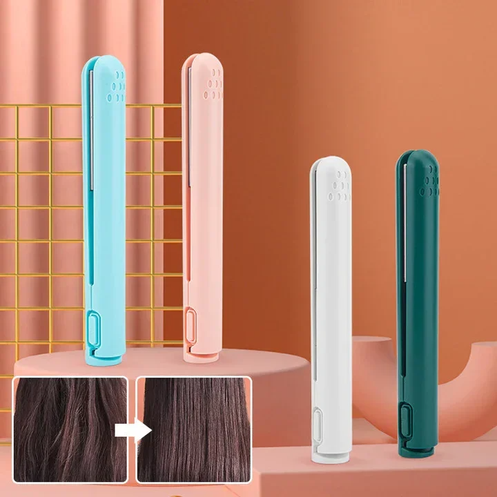 Curler - Mini Glätteisen Kompaktes Stylingtool für Locken und glattes Haar