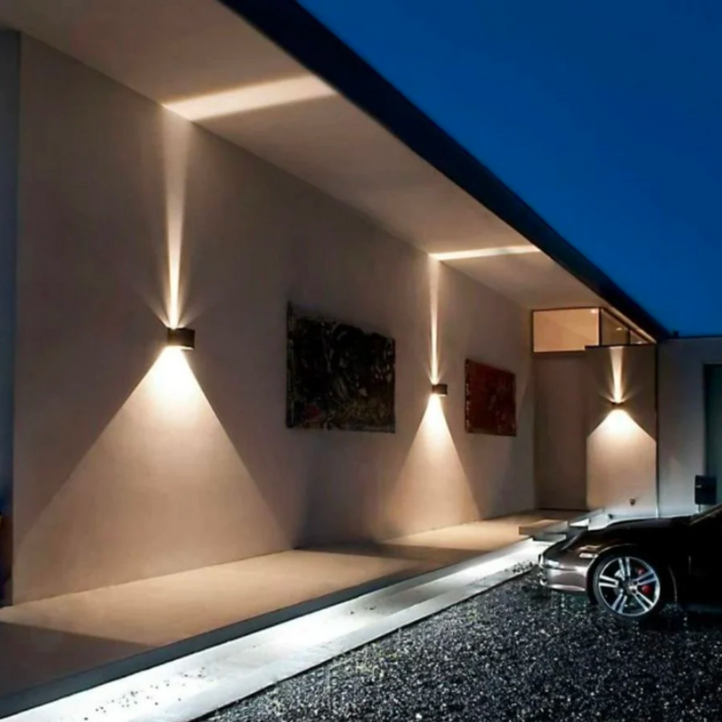 Kabellose LED Wandlampe mit Bewegungsmelder und warmem Licht