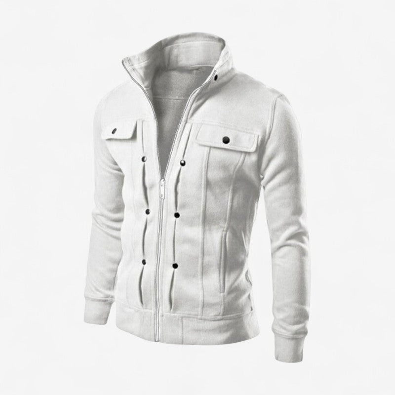 Santos – Langarmjacke mit Reißverschlusskragen