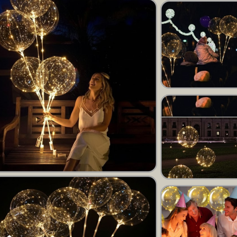 LED Luftballon Beleuchtung Set 10 Stück | 5+5 GRATIS