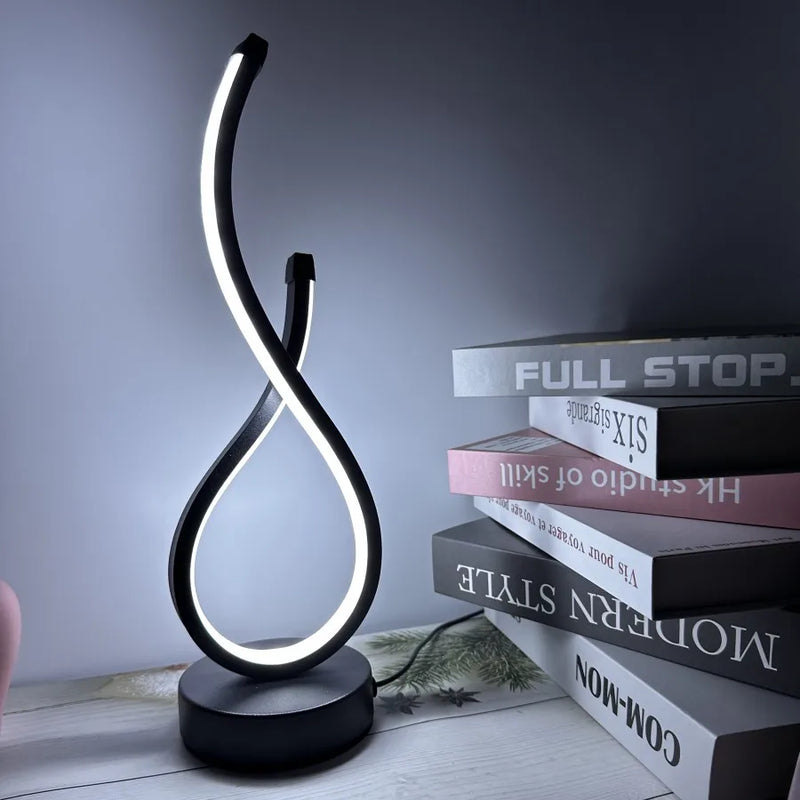 Dimmbare LED Tischlampe 3 Lichtfarben modernes Design