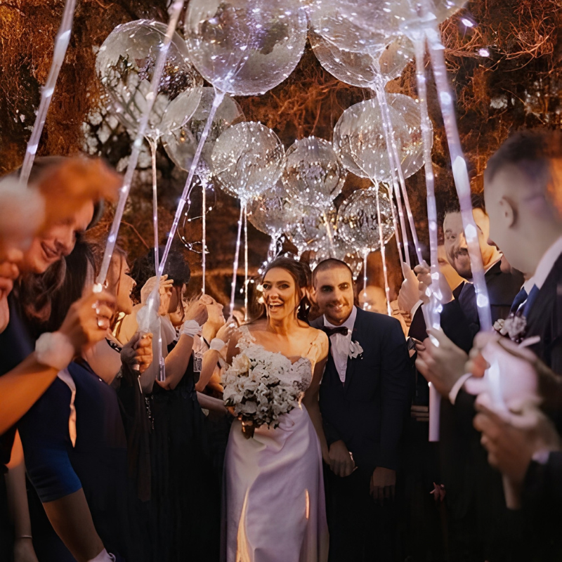 5+5 Gratis | Glow - Wiederverwendbare LED-Ballons für Feiern und Dekoration