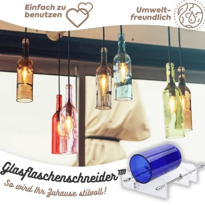 Glazix - Glasflaschenschneider für kreative Handarbeiten