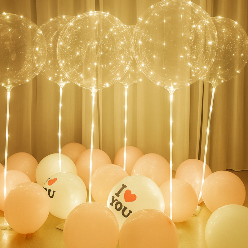 LED Luftballon Beleuchtung Set 10 Stück | 5+5 GRATIS