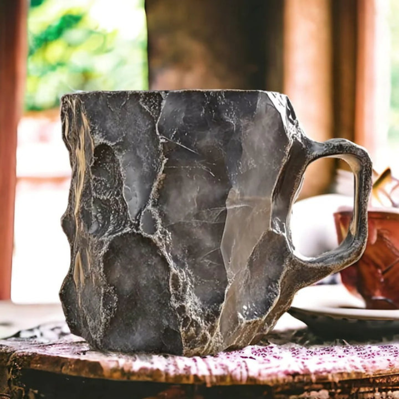 Kristall Kaffee Tasse mit einzigartigem Mineral Design