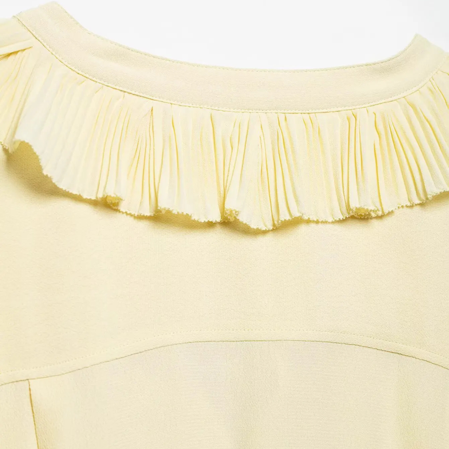 Clara | Elegantes Chiffon-Set mit V-Ausschnitt-Bluse und Maxirock