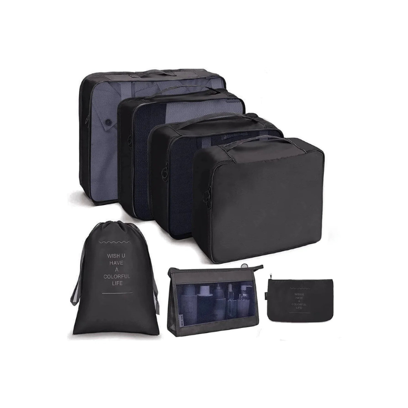 Koffer Organizer Set 7–10 Teilig mit Packwürfeln