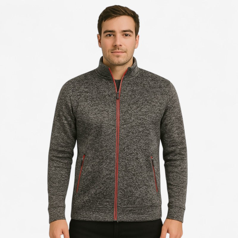 Callum - Langarmjacke mit Reißverschluss und Taschen