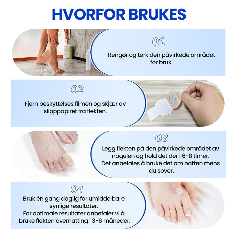 1+1 Gratis | Clear - Nagelpflege-Pflaster für die tägliche Anwendung