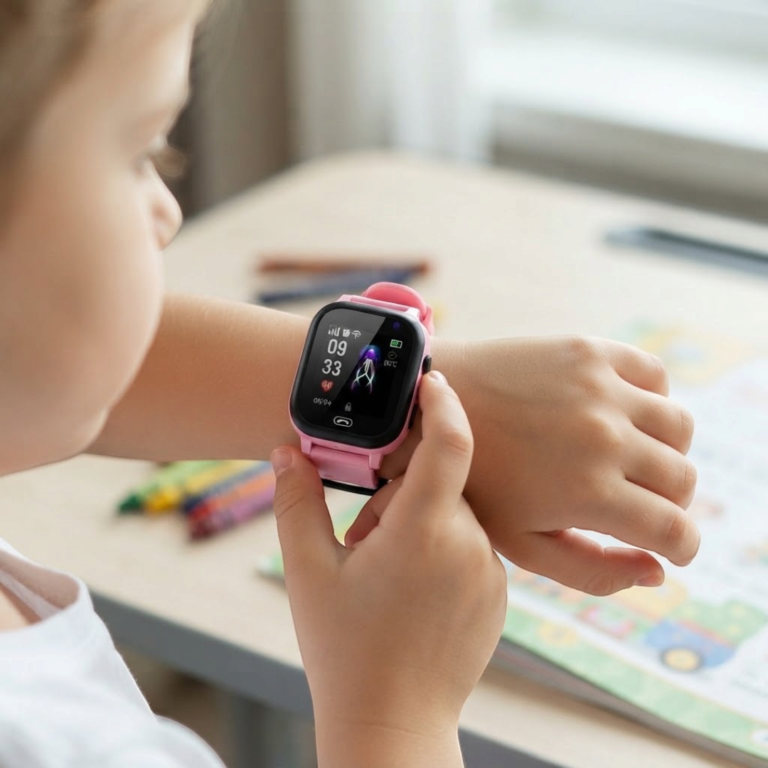 GeoPulse - Smartwatch mit GPS und verstellbarem Armband