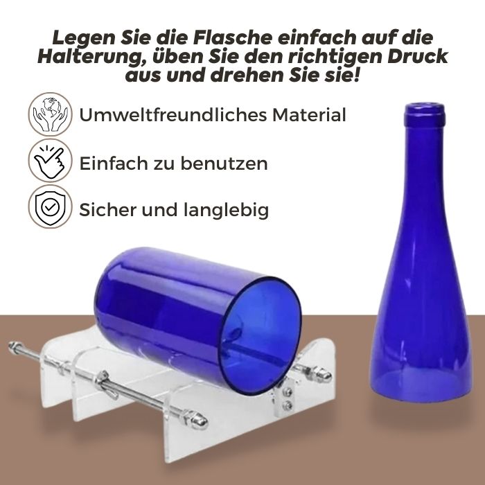 Glazix - Glasflaschenschneider für kreative Handarbeiten
