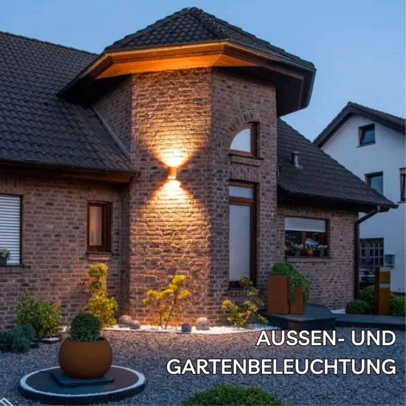 Kabellose LED Wandlampe mit Bewegungsmelder und warmem Licht