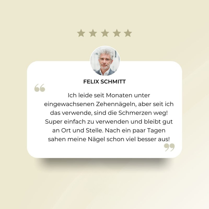 Nagelkorrektur Spange gegen eingewachsene Nägel | 10+10 GRATIS