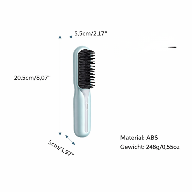 Glätteisen Kabellose Glättbürste