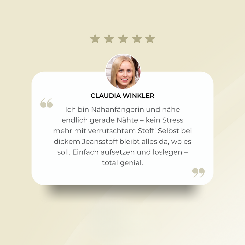 Nähmaschinen Führungshilfe Magnet mit Führungsrad