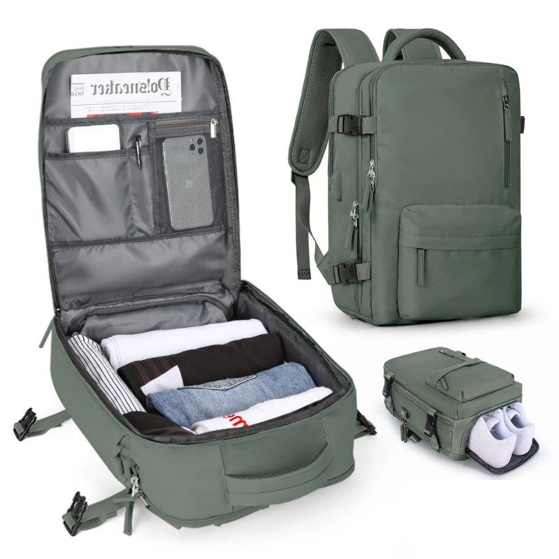 Damen Reise Rucksack wasserdicht & USB Anschluss
