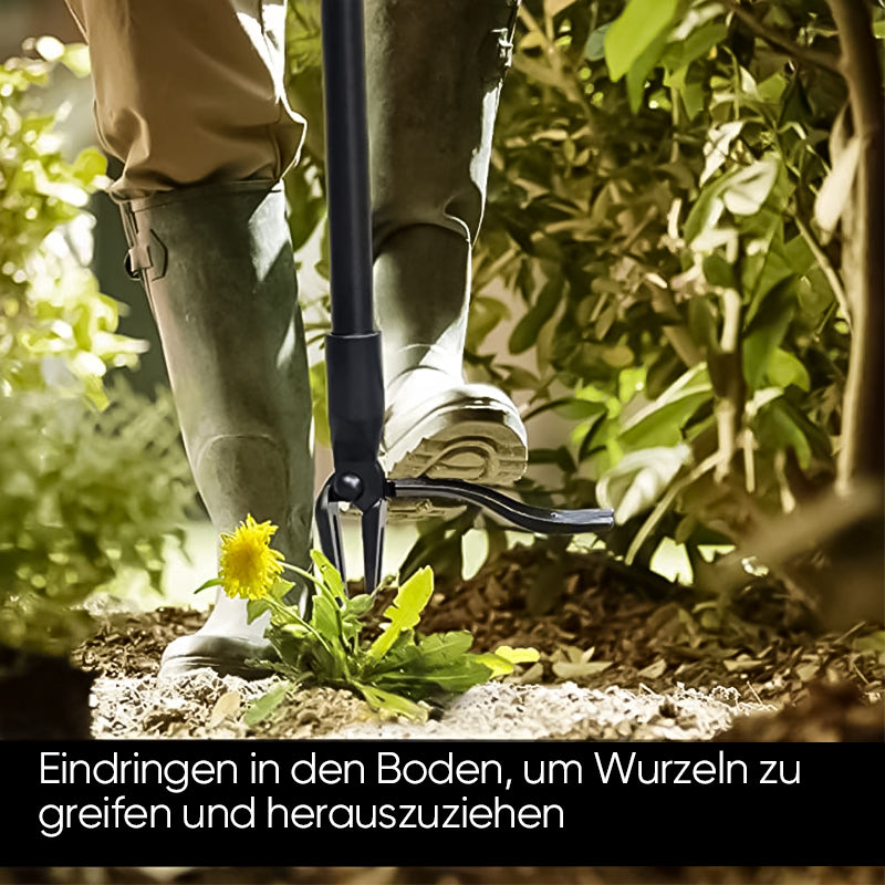 Unkrautstecher mit Wurzelentfernung & Rückenschonendem Design