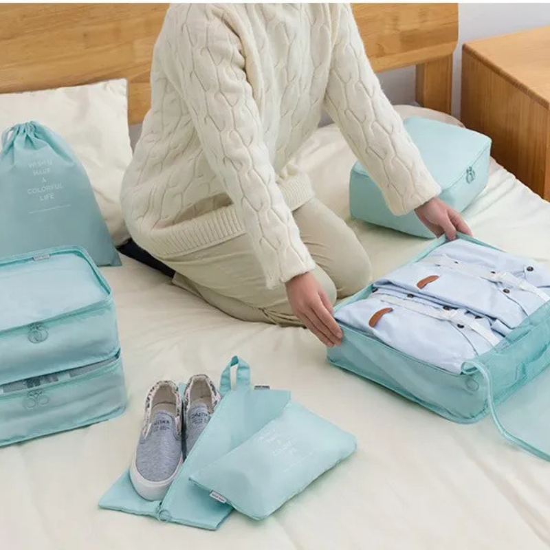 Koffer Organizer Set 7–10 Teilig mit Packwürfeln