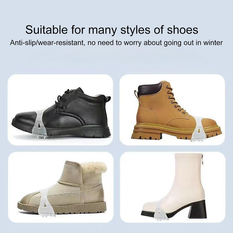 Anti-Rutsch Schuhspikes mit sicherem Halt auf Eis und Schnee