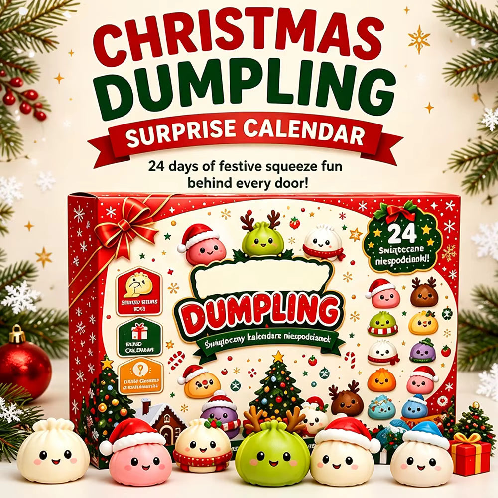 Squishgift - Adventskalender mit 24 Squishy-Spielzeugen