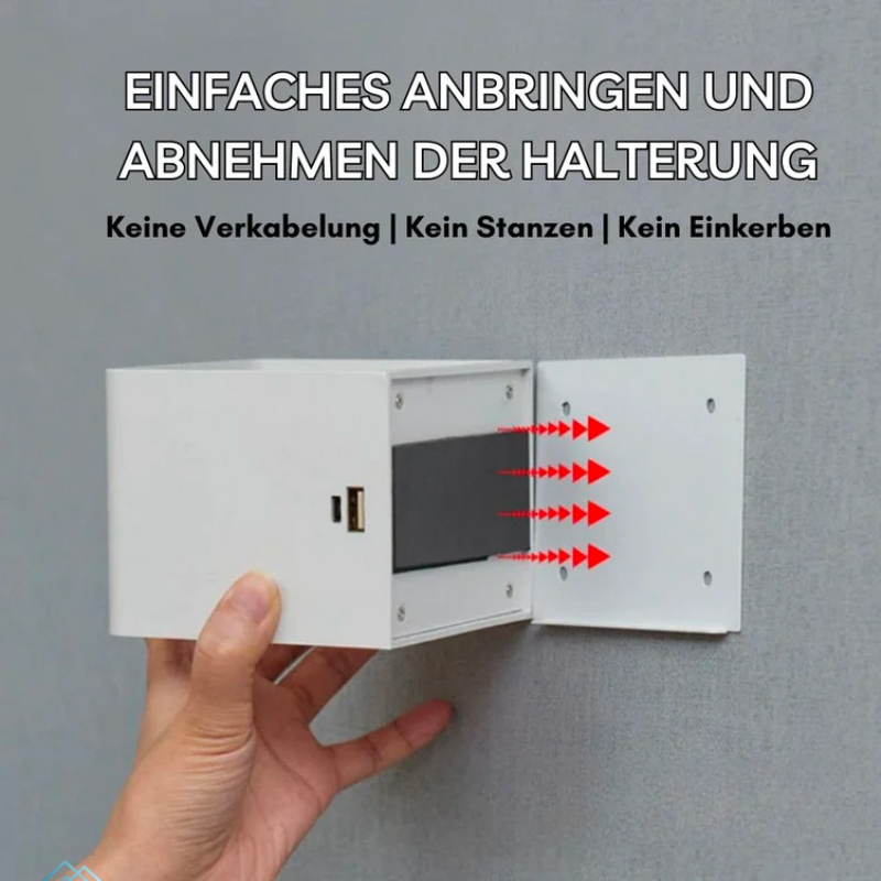 Kabellose LED Wandlampe mit Bewegungsmelder und warmem Licht