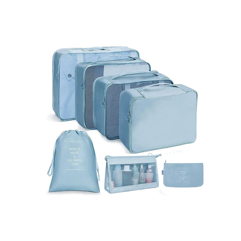 Koffer Organizer Set 7–10 Teilig mit Packwürfeln