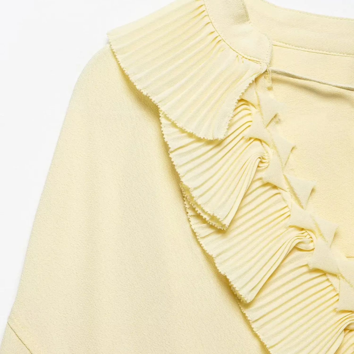 Clara | Elegantes Chiffon-Set mit V-Ausschnitt-Bluse und Maxirock