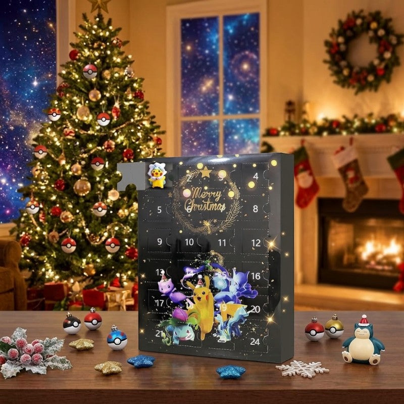 SantaSculpt - Adventskalender mit 24 3D-Figuren für Weihnachten
