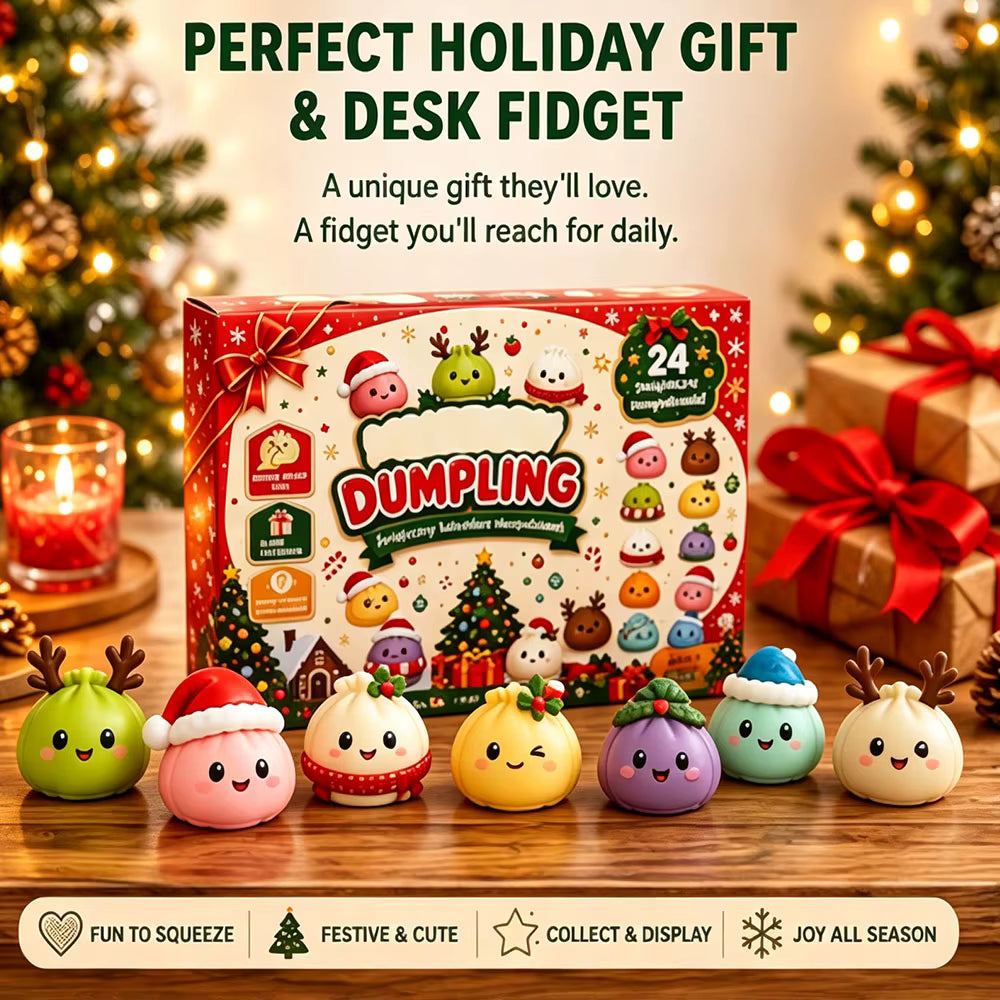 Squishgift - Adventskalender mit 24 Squishy-Spielzeugen