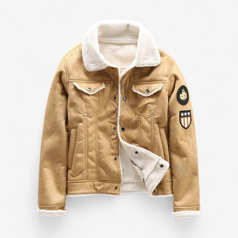 Christian – Langärmlige Jacke mit Fleecefutter und Taschen