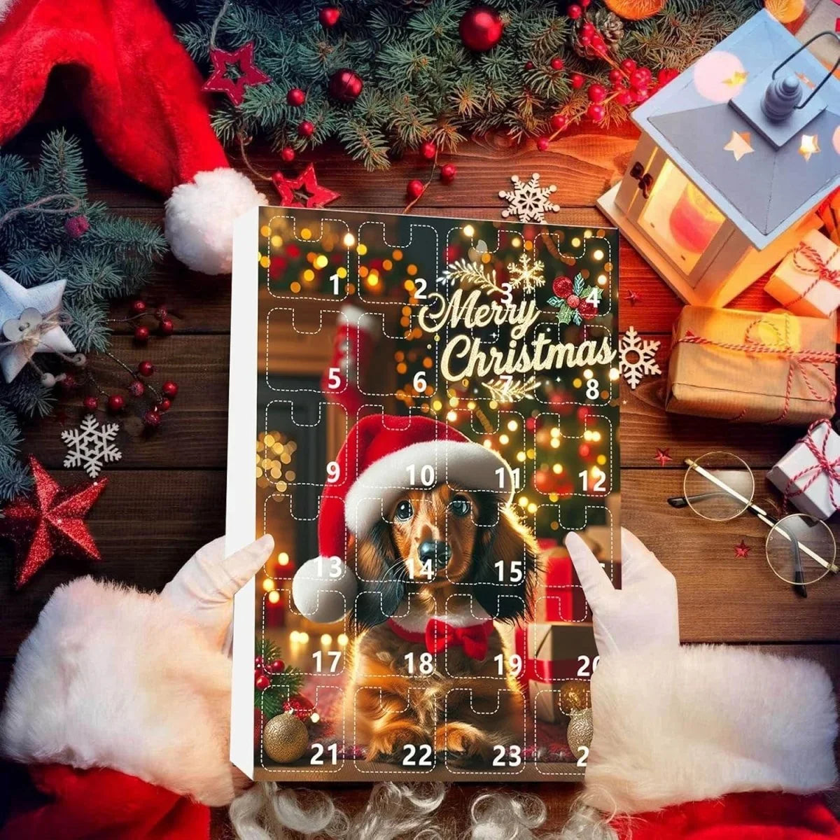 Dachvent - Dackel-Adventskalender mit 24 täglichen Überraschungen