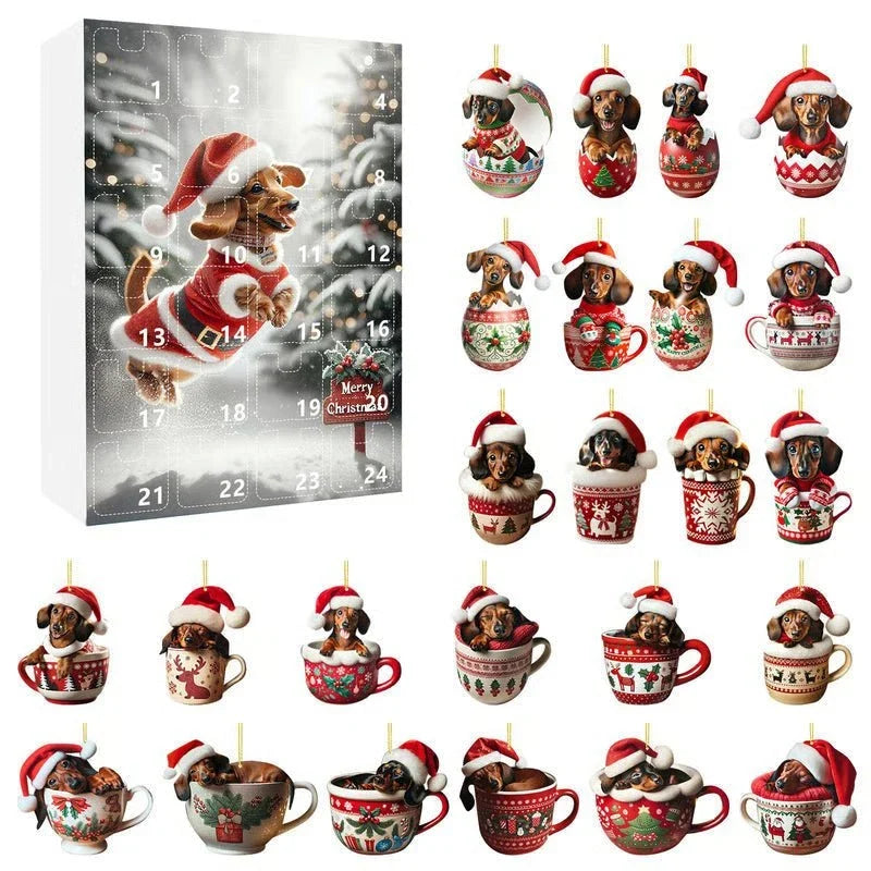 Dachvent - Dackel-Adventskalender mit 24 täglichen Überraschungen