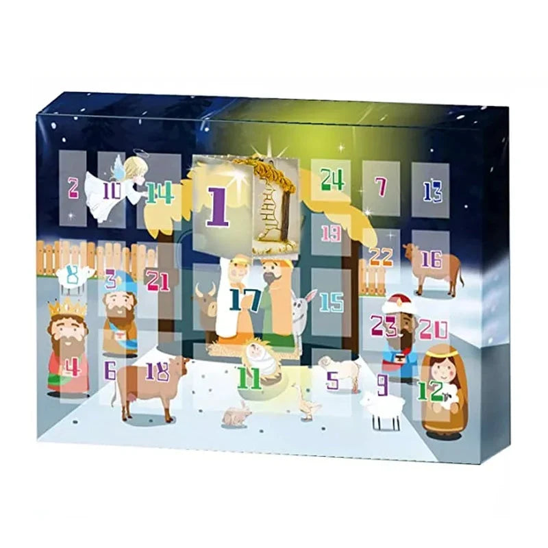 Nativcount - Adventskalender mit 24 Krippenfiguren