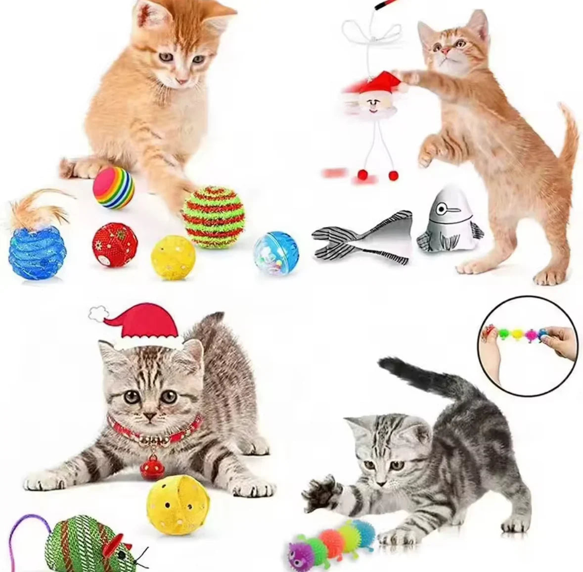 Yulepaws - Adventskalender für Haustiere mit 24 Spielzeugen