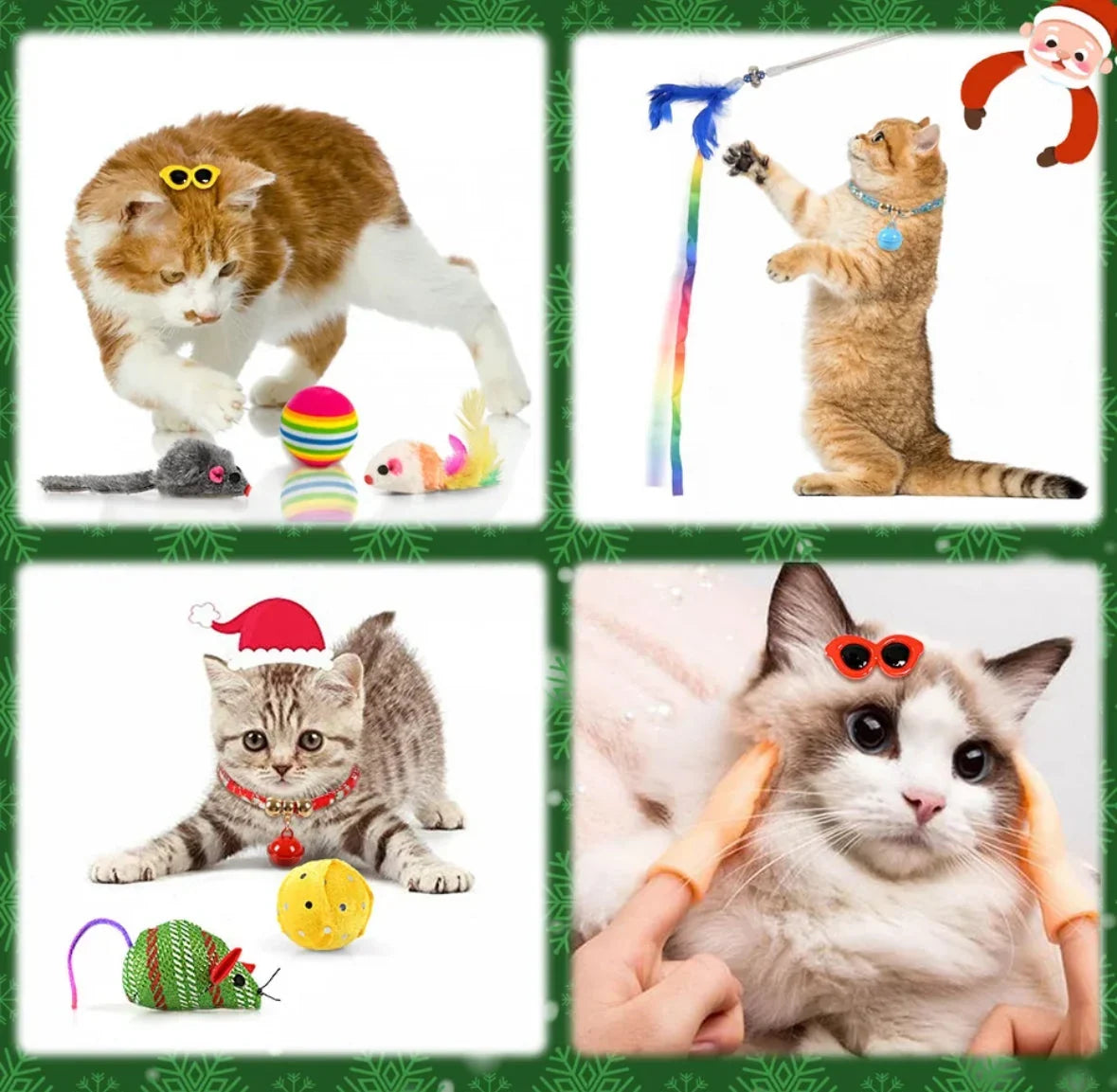 Yulepaws - Adventskalender für Haustiere mit 24 Spielzeugen