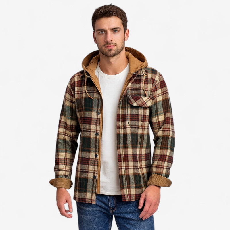 Kieran - Kapuzenjacke mit Taschen und langen Ärmeln