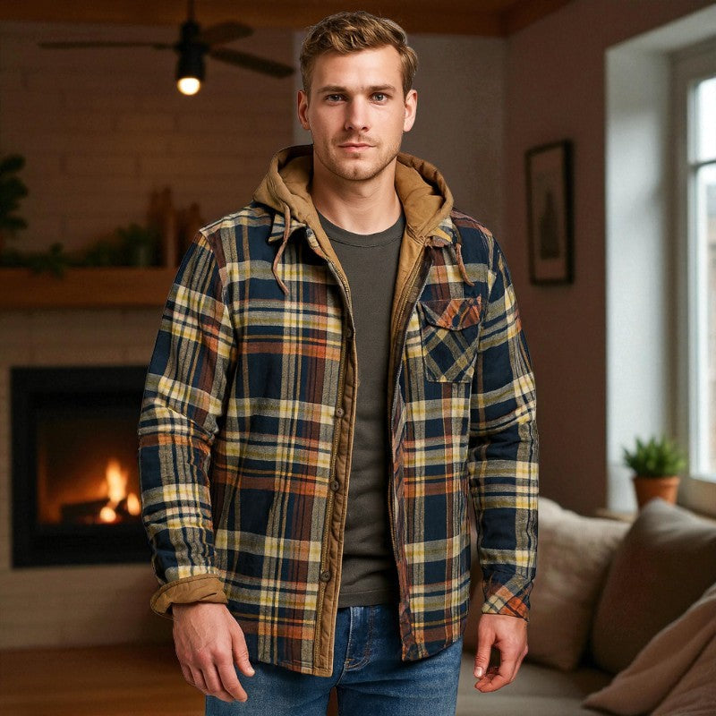 Kieran - Kapuzenjacke mit Taschen und langen Ärmeln